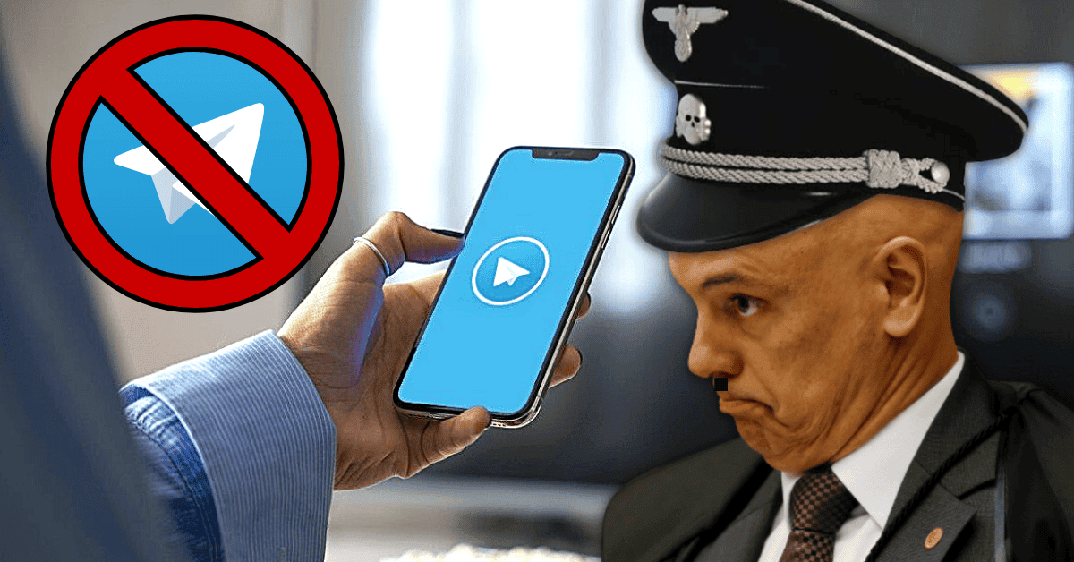 Telegram é vítima da ditadura de Alexandre de Moraes