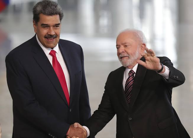 Nicolás Maduro visita Lula