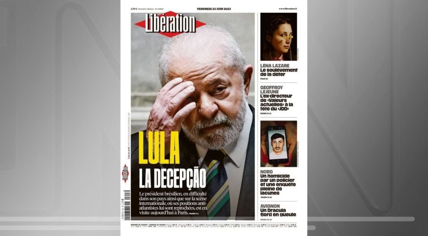 Lula capa da revista Liberátion