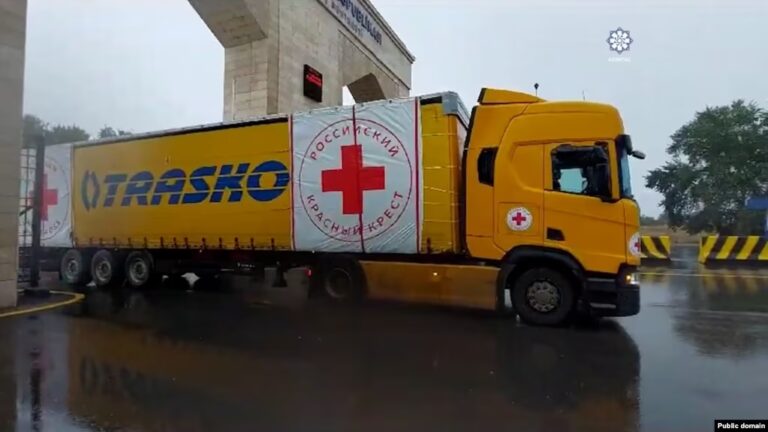 Ajuda humanitária chega em Nagorno-Karabakh